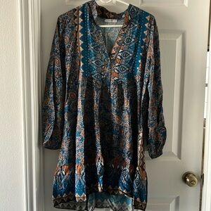Lose fitting paisley dress